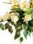 Čudovit žalni aranžma brez umetnih vrtnic, gladiolov in dodatkov 85 cm x 45 cm x 30 cm