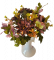 Kytice Gerbera & Orchidea 33cm fialová umělá