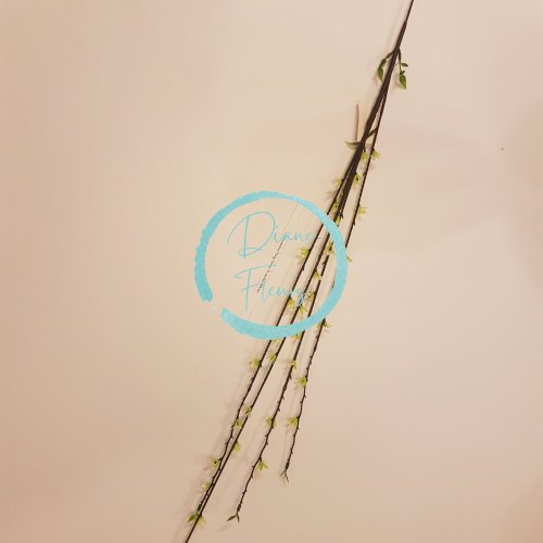 Dekorációs gally zöld 89cm művirág