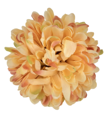 Chryzantéma hlava kvetu Ø 13cm broskyňová, vínová umelá