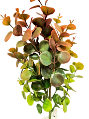 Dekorace eukalyptus umělý přízdoba zeleň 44cm