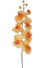 Kawałek sztucznej orchidei 70cm brzoskwiniowy