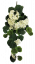 Umělý Muškát Pelargonie pnoucí "8" bílá 70cm
