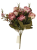 Künstliche Rosen Blume "10" pink 12,6 inches (32cm)
