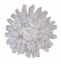 Chryzantéma hlava květu Ø 16cm bílá umělá