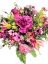 Trauergesteck aus künstliche Dahlia, Rosen, Lilien, Nelken und Zubehör 55cm x 40cm x 20cm