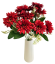 Buchet de Margarete x11 32cm rosu flori artificiale
