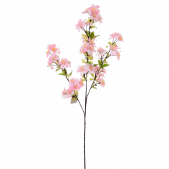 Artificial Cherry twig 71cm pink