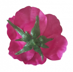 Růže hlava květu Ø 13cm fialová umělá