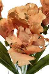 Iris buket umjetni 60cm smeđa