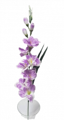 Gladiola 78cm violet flori artificiale