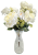 Artificial Peonies, Hydrangeas and Accessories Bouquet 42cm Cream