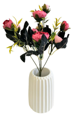 Ranunculus csokor x6 28cm rózsaszín művirág