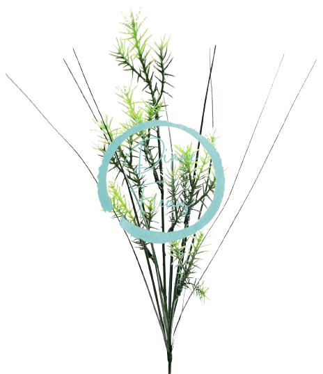 Dekorace přízdoba asparagus zeleň umělá 58cm