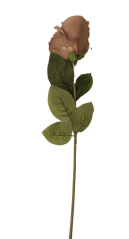 Růže poupě hnědá 66cm umělá