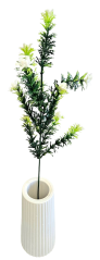 Dekoráció zöld 46cm művirág