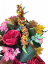 Luksuzni umjetni buket božuri, hortenzija, čička i dodataka x18 65cm