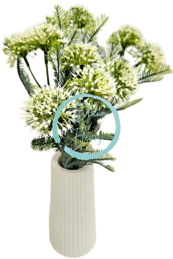 Изкуствена зелена декорация 35 см