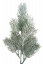 Künstliche Fichtenzwieg Grün 40cm schneebedeckt