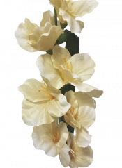 Gladiola 78cm bej flori artificiale