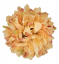 Główka kwiatowa chryzantemy O 13cm brzoskwiniowa, bordowa sztuczna