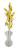 Zlatý déšť 60cm žlutý umělý