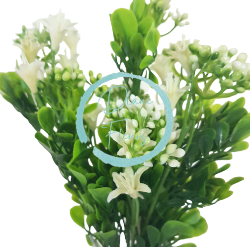 Umjetni buket s malim cvjetovima i bobicama 24cm