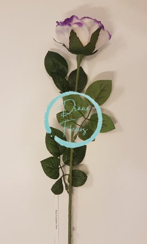 Róża lawendowa 74cm sztuczna