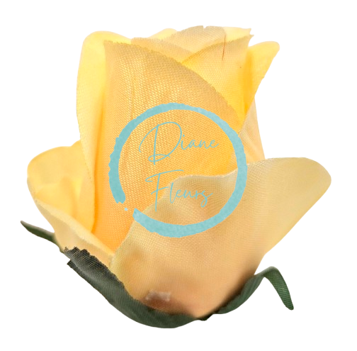 Cap de floare de trandafir 8cm x 6cm peach flori artificiale