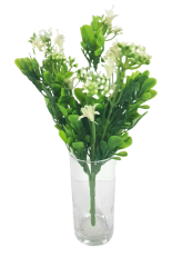 Künstlicher Strauß mit kleinen Blumen und Beeren 24cm
