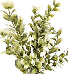 Dekorace přízdoba zeleň umělá 38cm