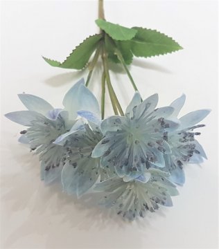 Astrantia - Kvalitní a krásná umělá květina ideální jako dekorace - barva - fialová