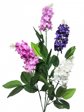 Šeřík - Kvalitní a krásná umělá květina ideální jako dekorace - Materiál - hedvábí