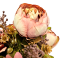 Artificial Peonies and Sunflowers luxury bouquet 50cm Brown