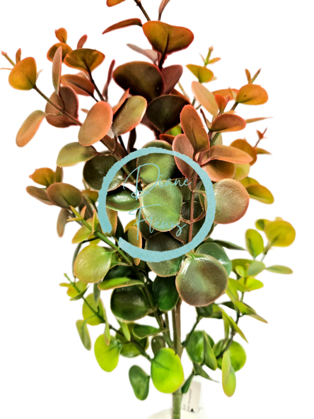 Dekorace eukalyptus umělý přízdoba zeleň 44cm