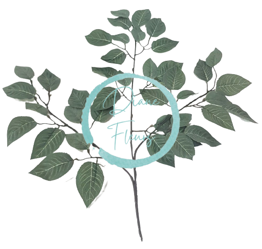 Ozdobna gałązka brzozy 58cm zielona sztuczna