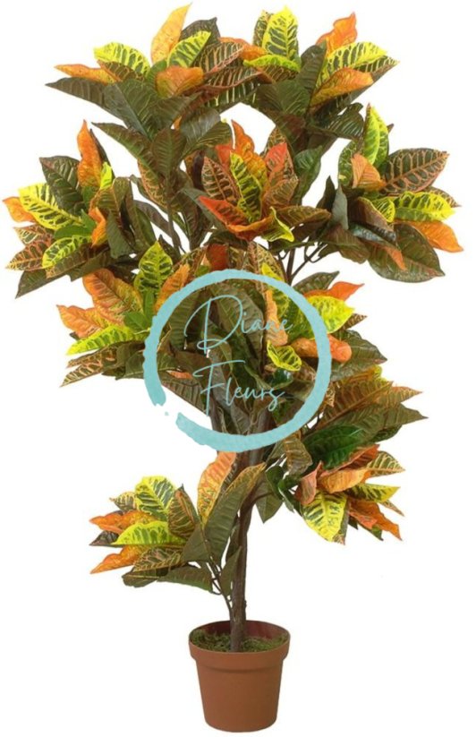 Umelý strom Croton v črepníku 130cm