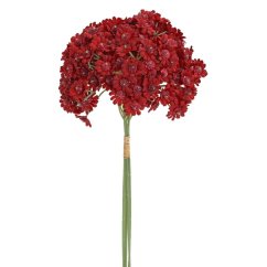 Dekoracija Achillea snop 32cm umjetna crvena