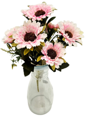 Artificial Marguerites Bouquet 32cm Pink