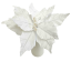 Dekorácia prízdoba pick vianočná ruža poinsettia 21cm