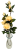 Künstliche Blumen in einer Vase