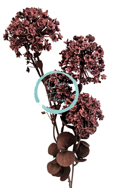 Dekorace přízdoba zeleň umělá 60cm tmavě hnědá