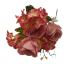 Ruža & Hortenzia kytica ružová 44cm umelá