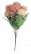 Bazsarózsa csokor "7" 30cm rózsaszín művirág