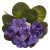 Vijolični šopek temno modra 23cm umetna