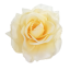 Cap de floare de trandafir Ø 10cm galben deschis flori artificiale