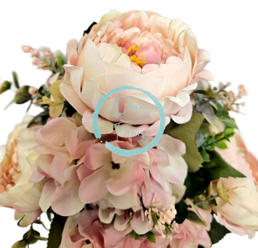 Exclusive Artificial Peonies Bouquet 52cm x 30cm Pink