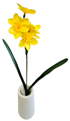 Umjetni narcis grana 45cm žuti