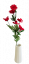 Künstlicher Mohnblumen 67cm Rot