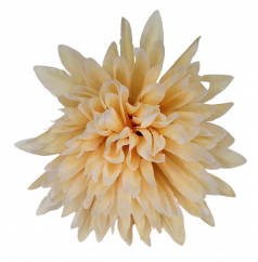 Künstliche Chrysantheme Kopf Ø 10cm Pfirsichfarbe